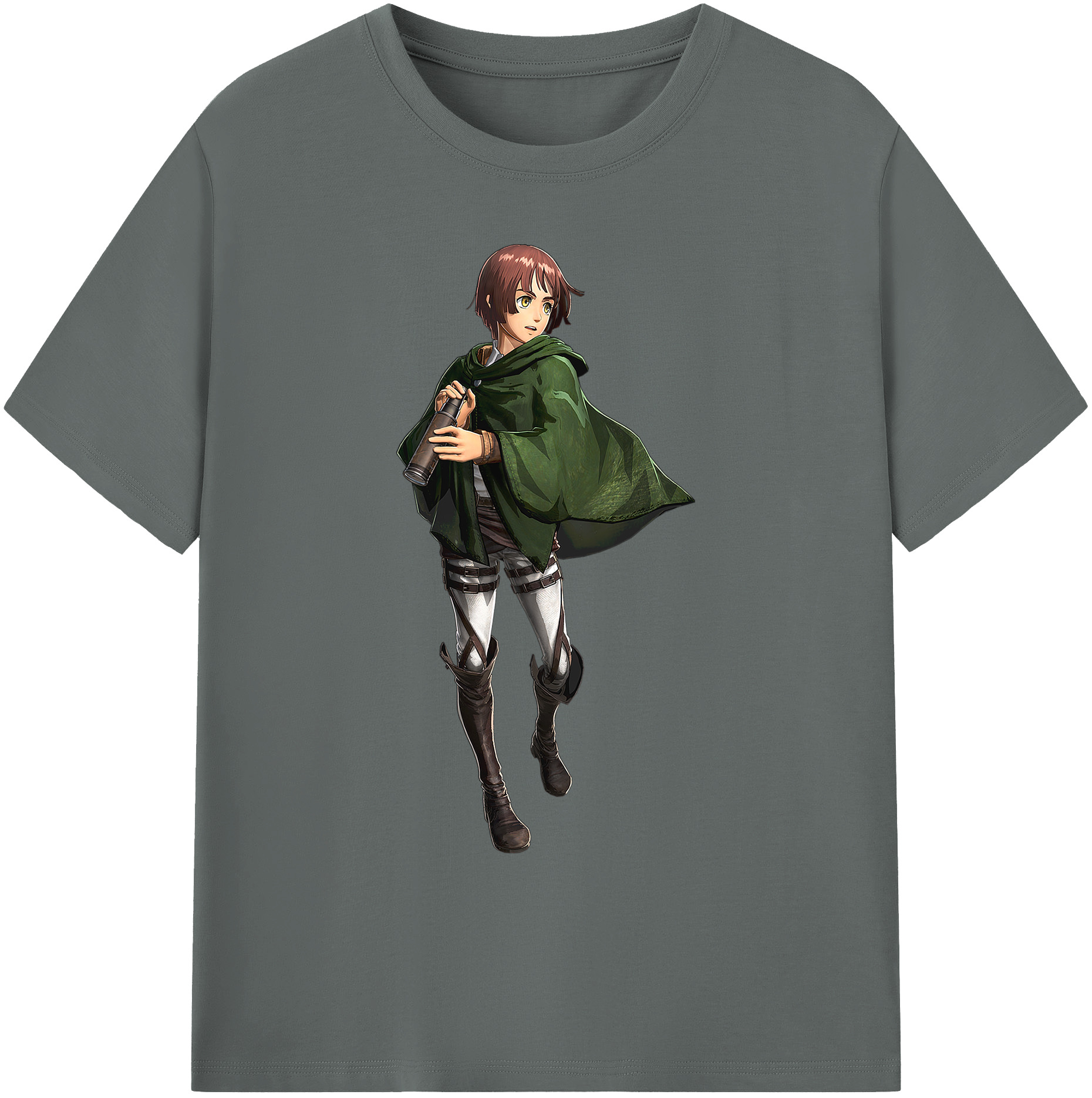 （画像用） 進撃の巨人 Attack on Titan 綿100％ メンズ半袖Tシャツ｜肌触りやわらか＆通気性
